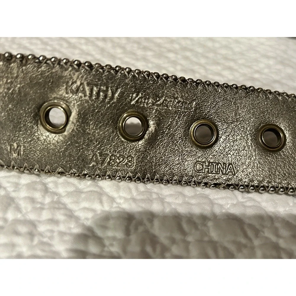 Kathy van zeeland black gold pearl belt Belt Size‎ Medium